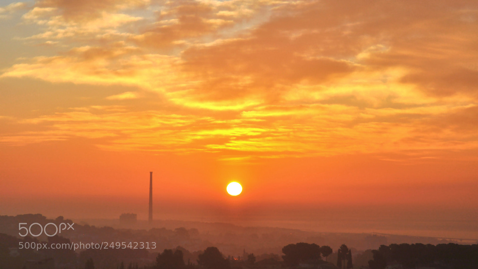 Nikon D90 sample photo. Orange mist photography