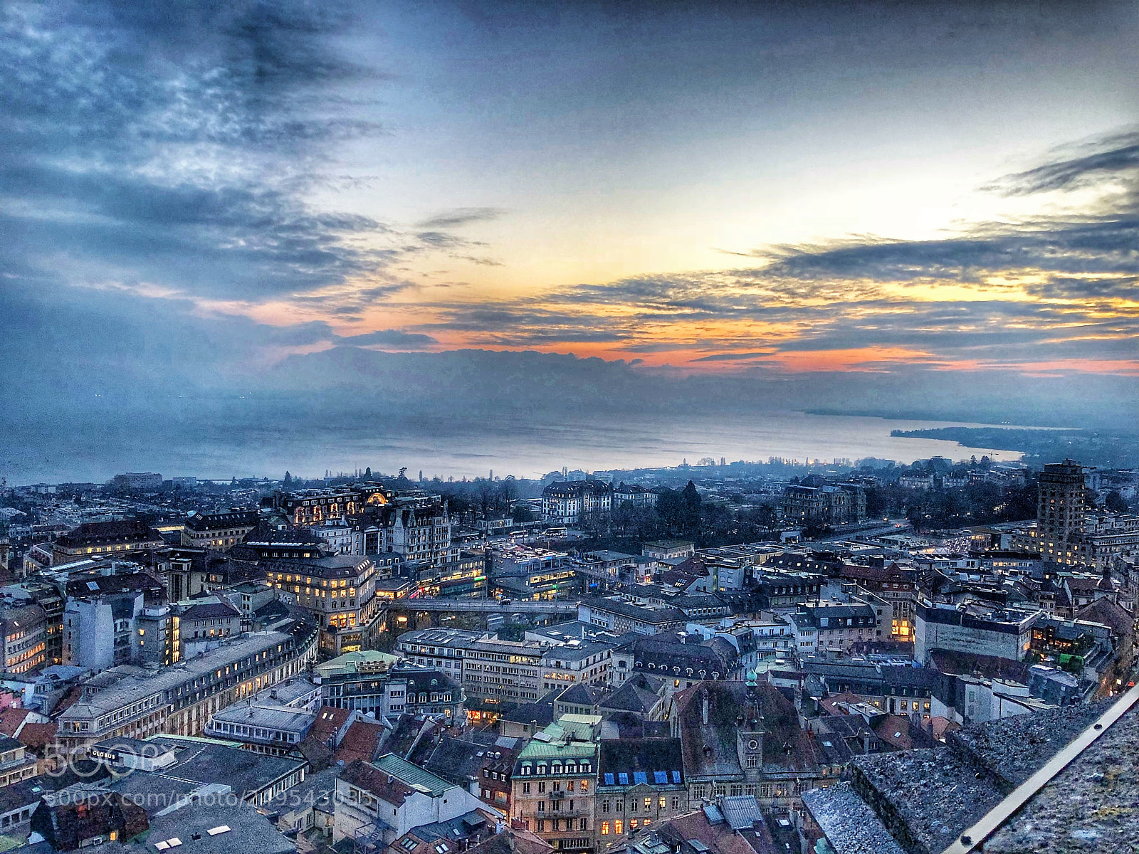 Apple iPhone X sample photo. Lausanne view photography