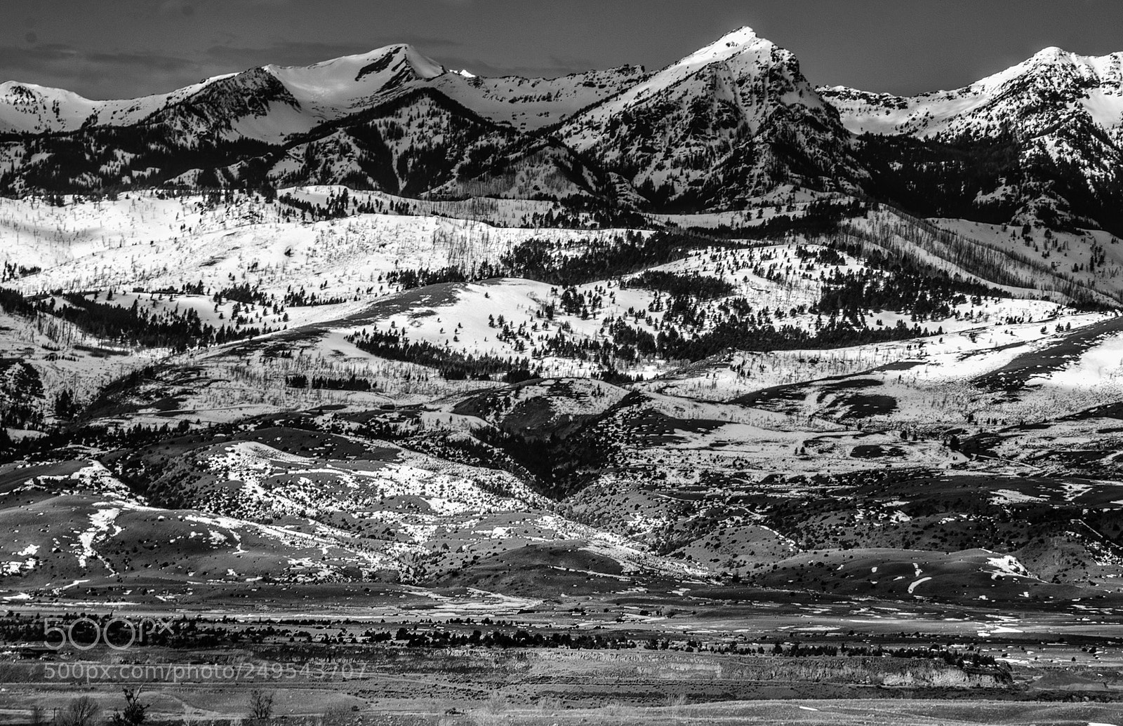 Canon EOS 60D sample photo. Hyalite and fridley peaks photography