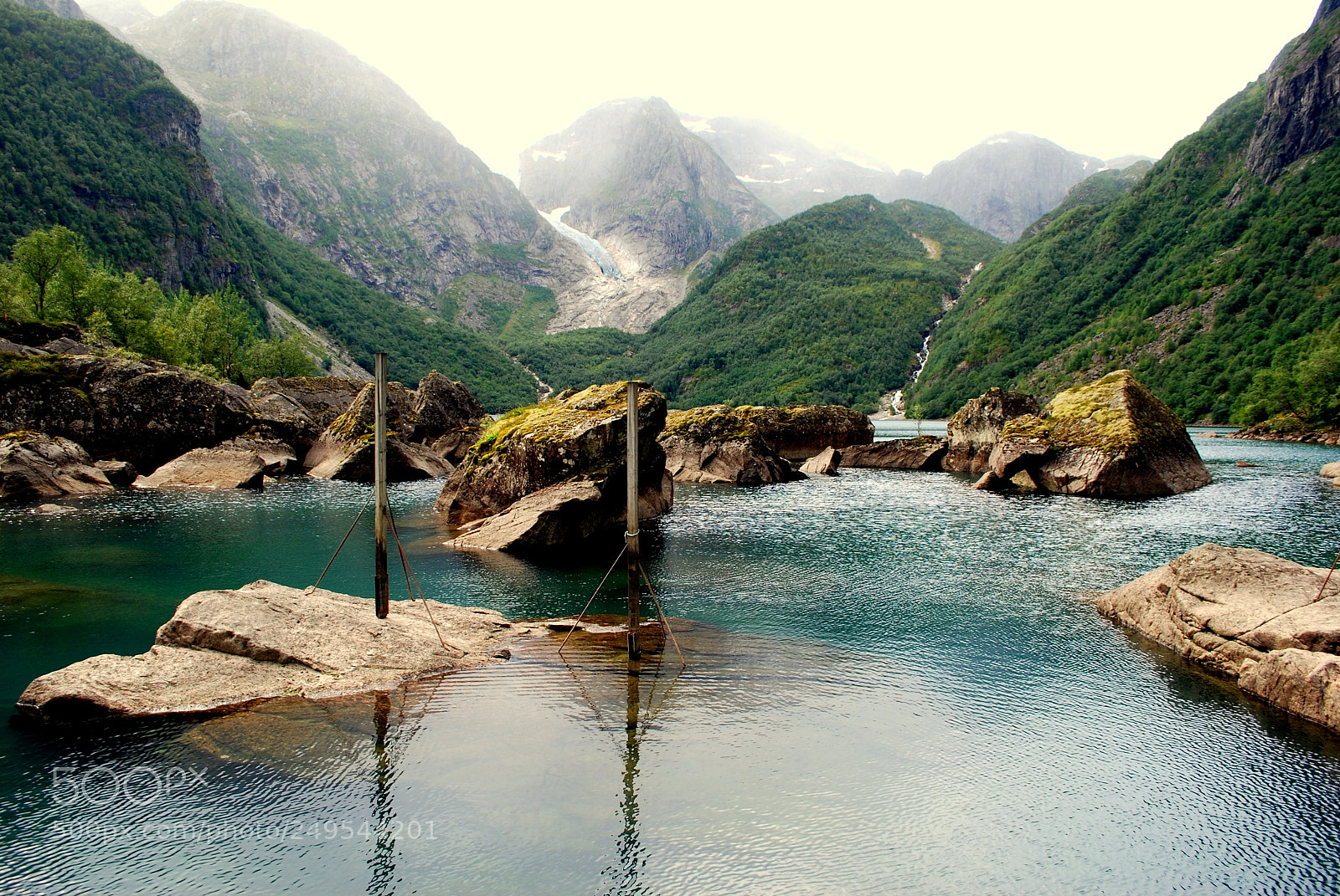 Nikon D60 sample photo. Near folgefonna national park photography