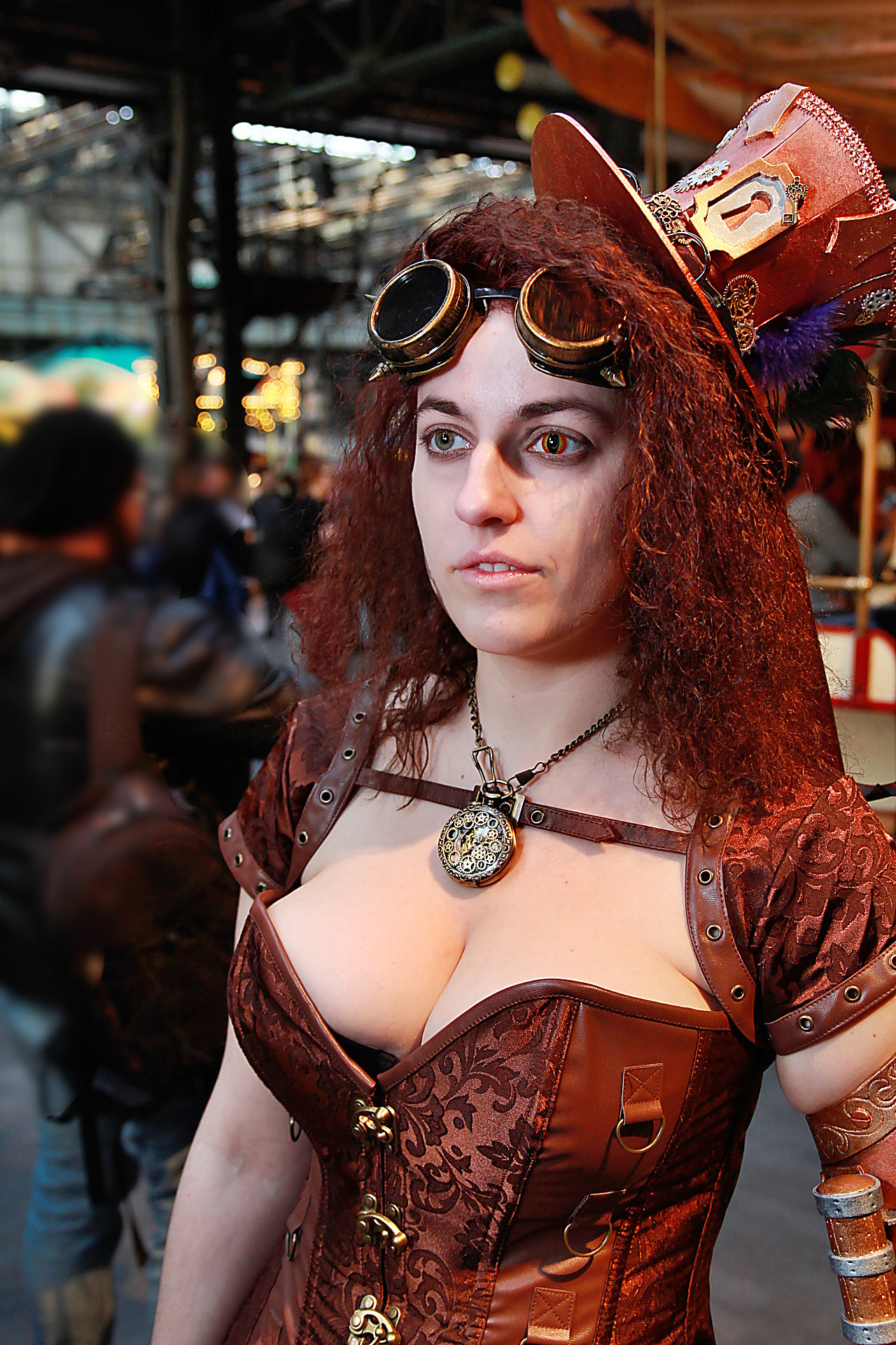 Sigma 17-70mm F2.8-4 DC Macro OS HSM sample photo. Steampunk jahrmarkt jahrhunderthalle bochum 2018 photography