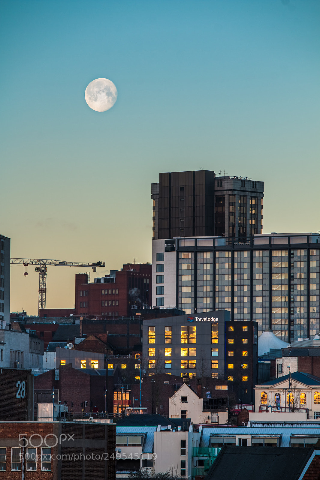 Canon EOS 70D sample photo. Full moon photography