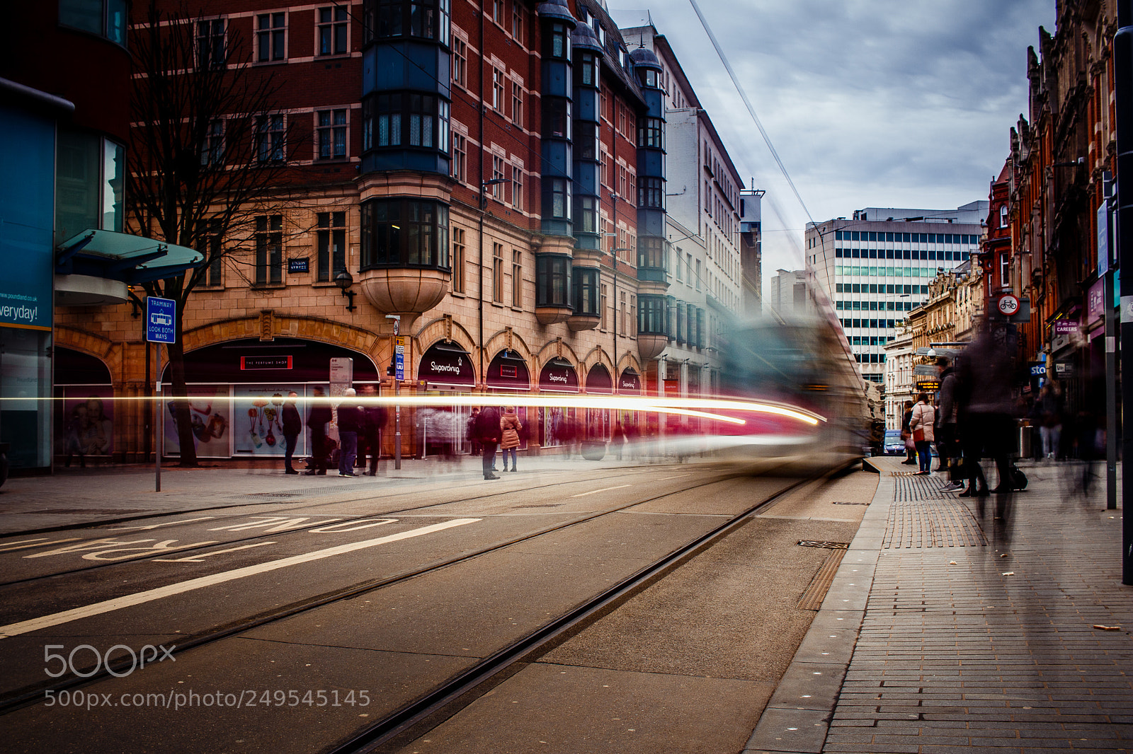 Canon EOS 70D sample photo. Tram lights photography