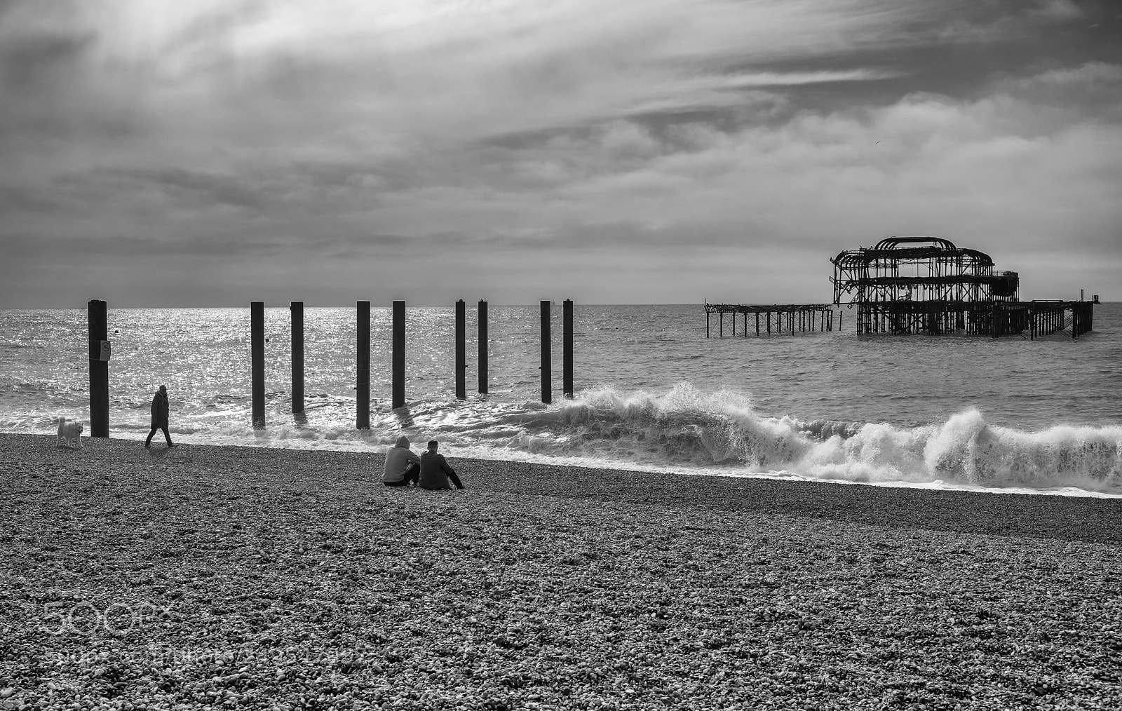 Sony a7R sample photo. Brighton beach photography