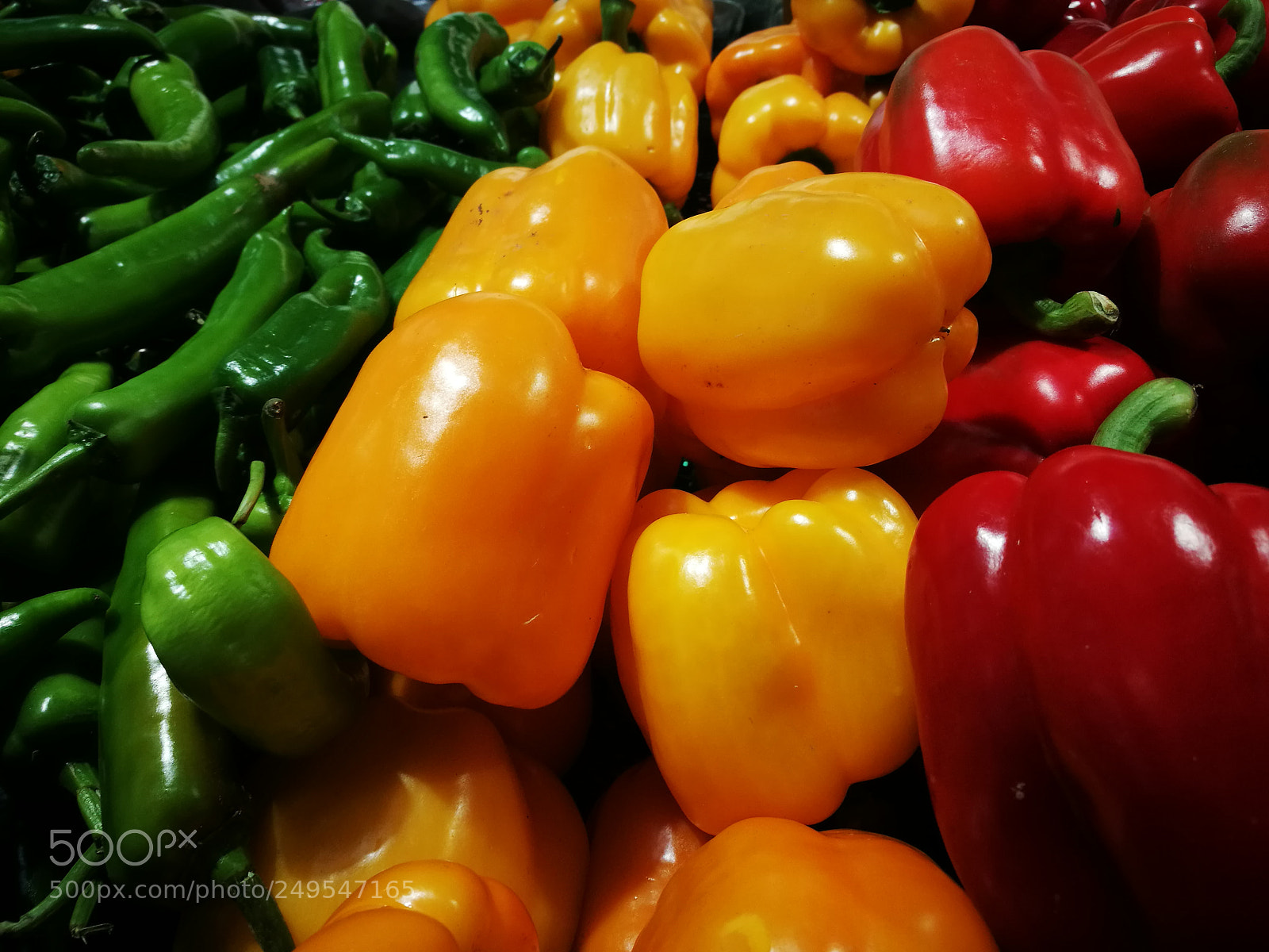 HUAWEI P9 sample photo. Coloured chili photography