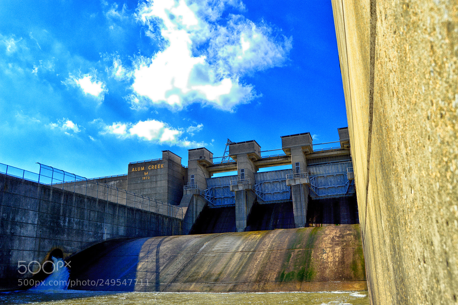 Nikon D3200 sample photo. Dam spillway photography