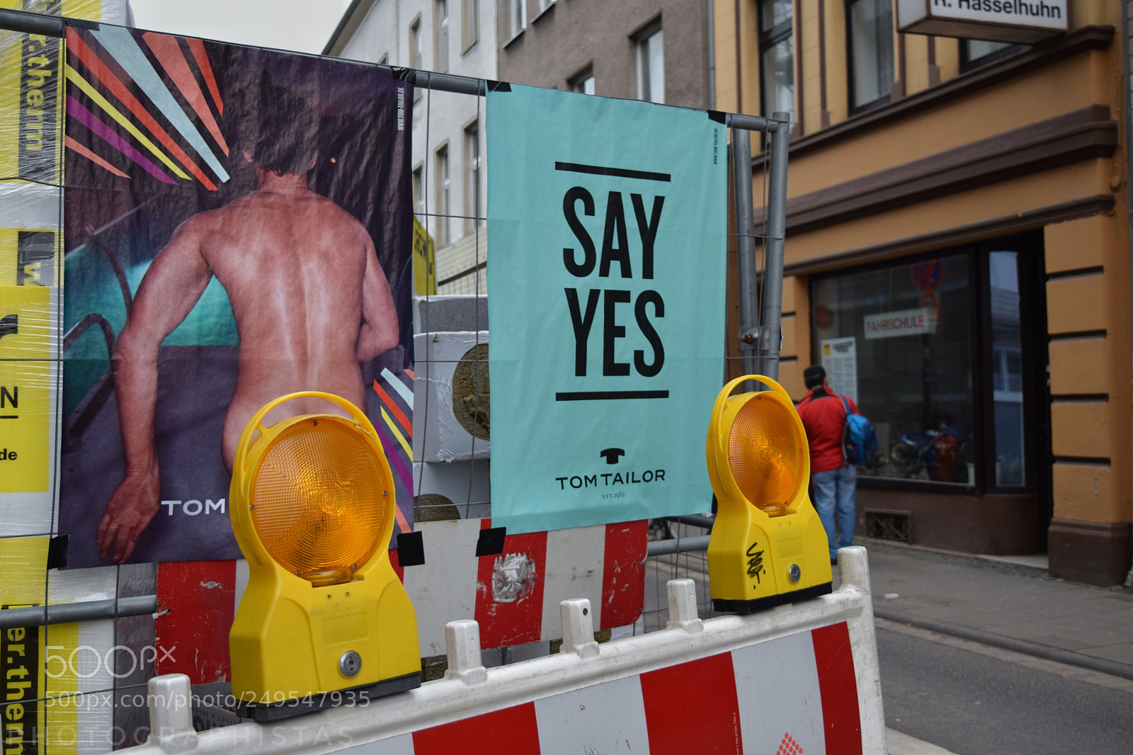 Nikon D3300 sample photo. Advertisement in the street photography