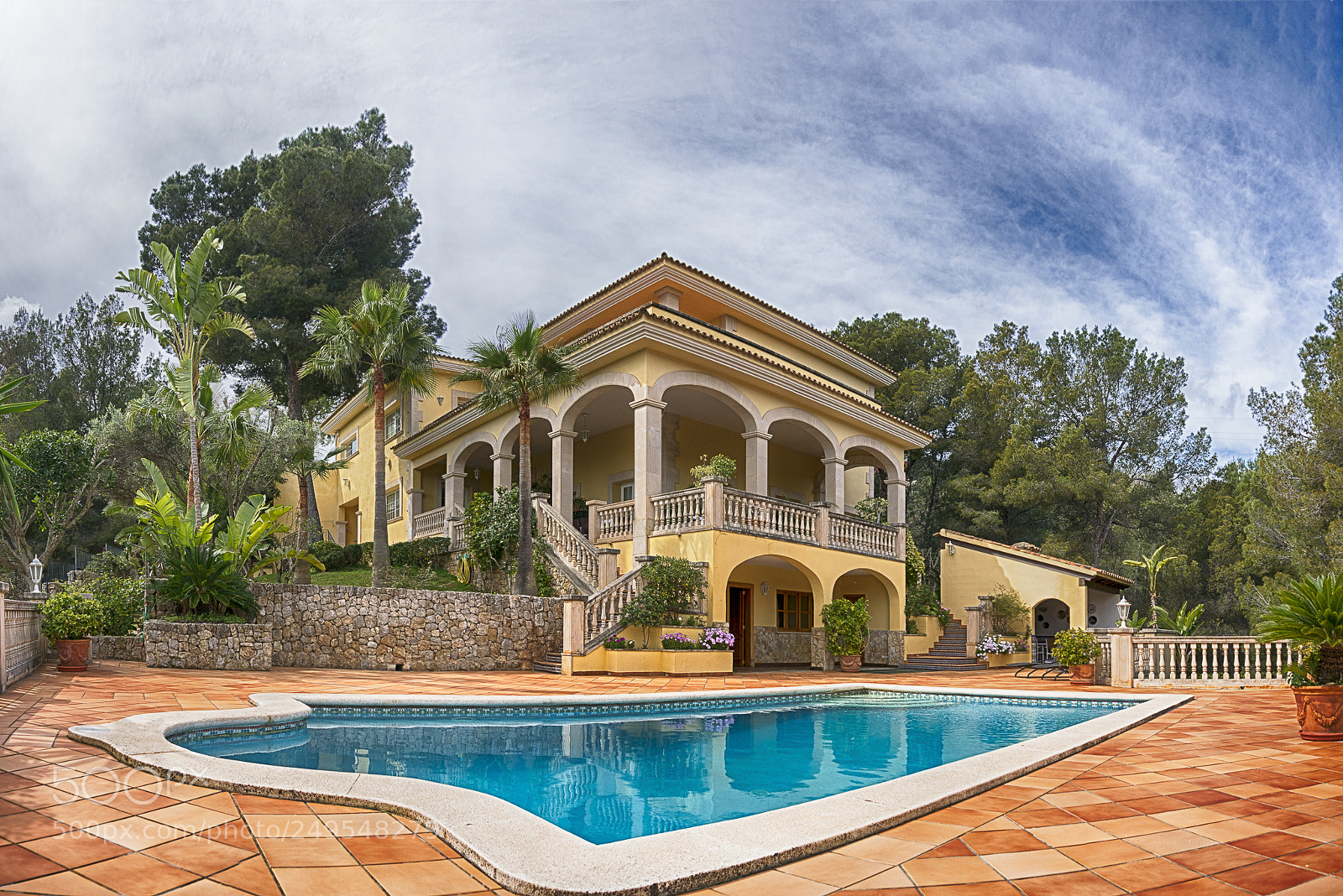 Sony a6300 sample photo. Villa hdr photography