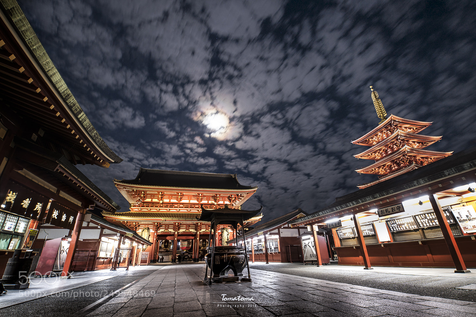 Sony a7 II sample photo. Japanese temple photography
