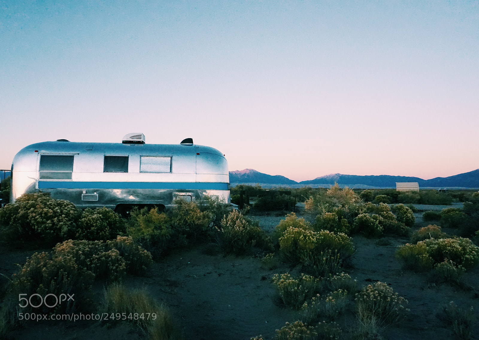 Sony a6000 sample photo. Airstream in the desert photography