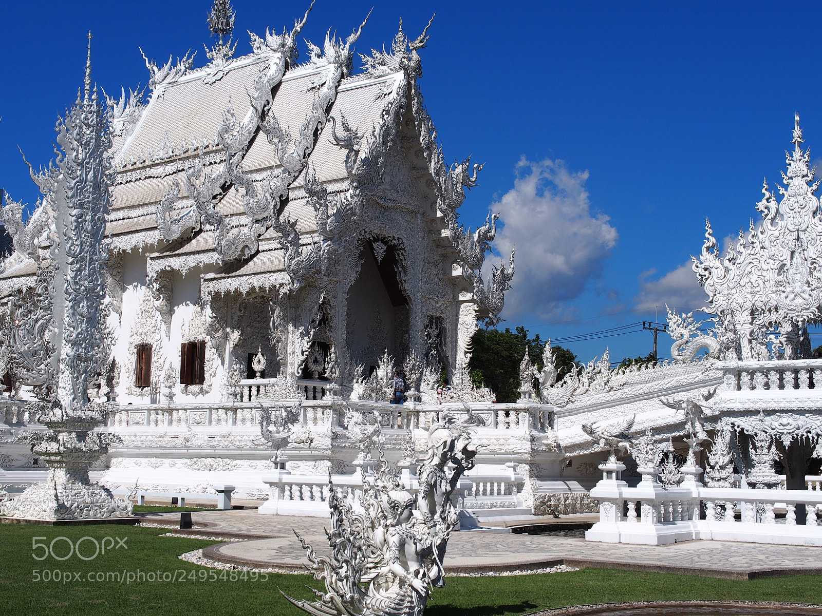 Olympus PEN E-PL5 sample photo. White temple, chiang rai photography