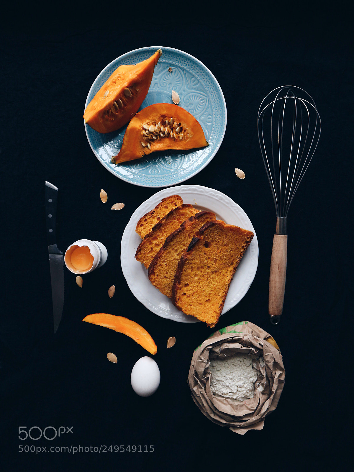 Canon EOS M10 sample photo. Fresh homemade pumpkin bread. photography