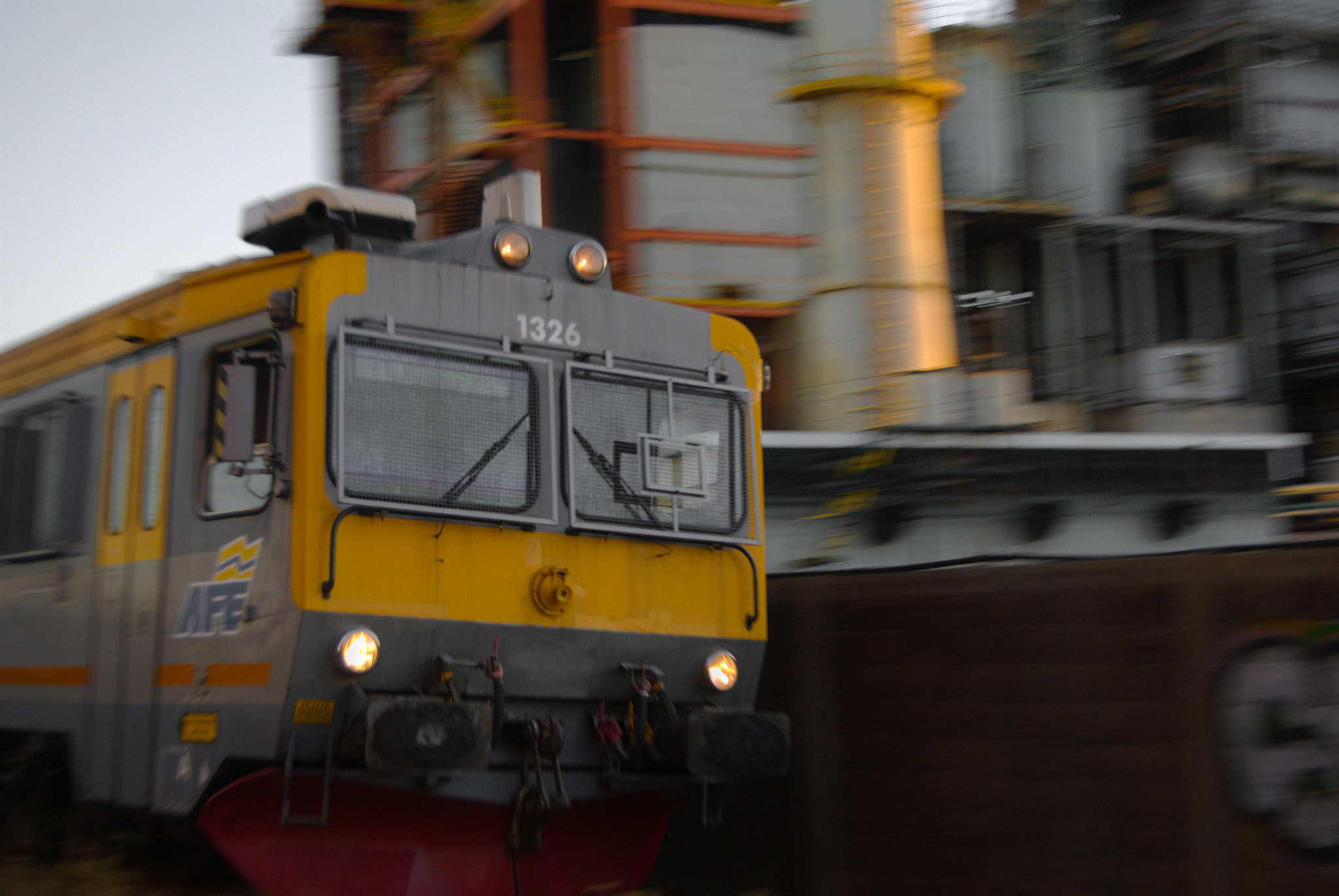 Nikon D3000 sample photo. Dmu-y1 in front of thermal power station photography