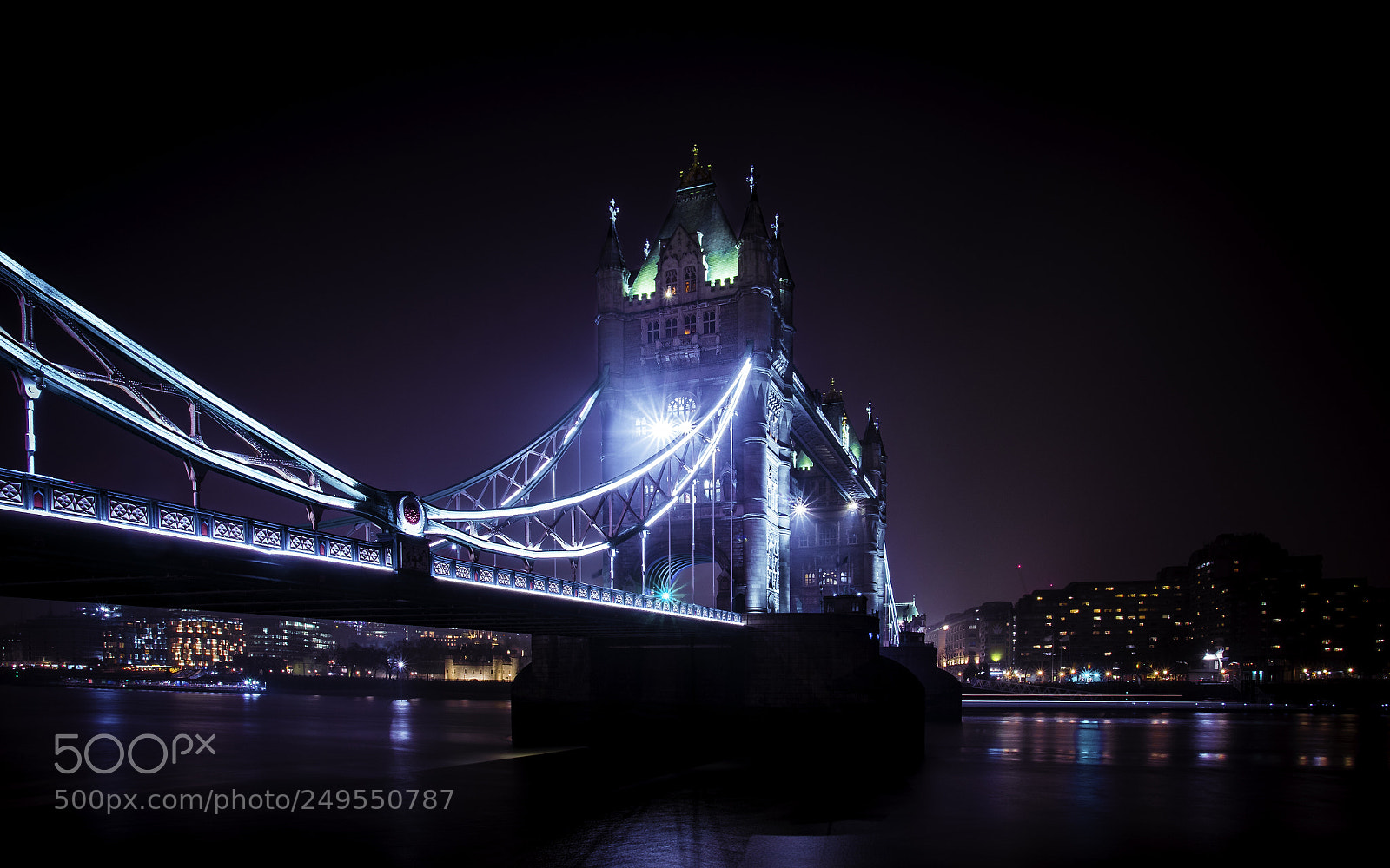 Canon EOS 5D Mark IV sample photo. Tower bridge at night photography