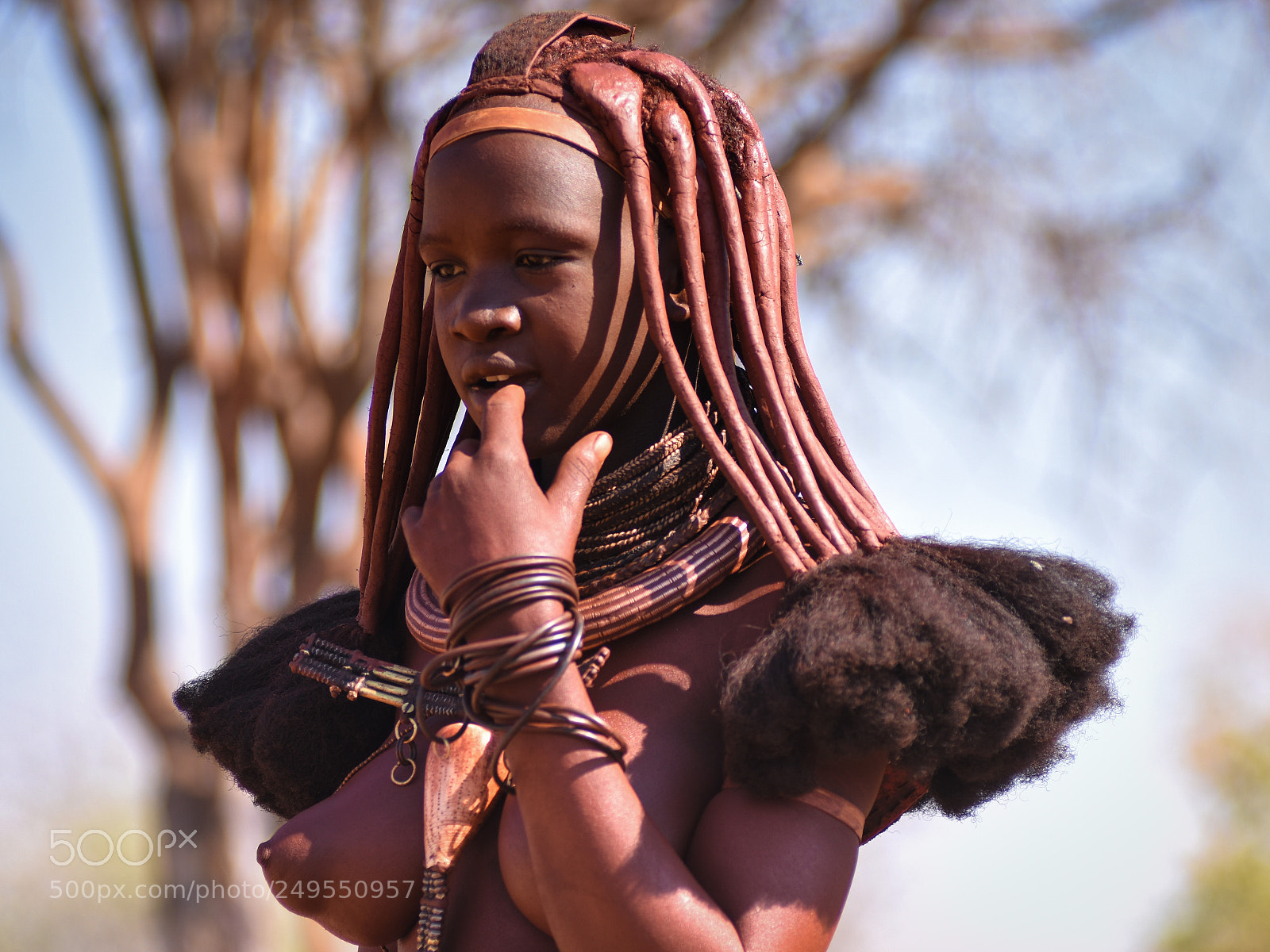 Nikon D7200 sample photo. Himba girl photography