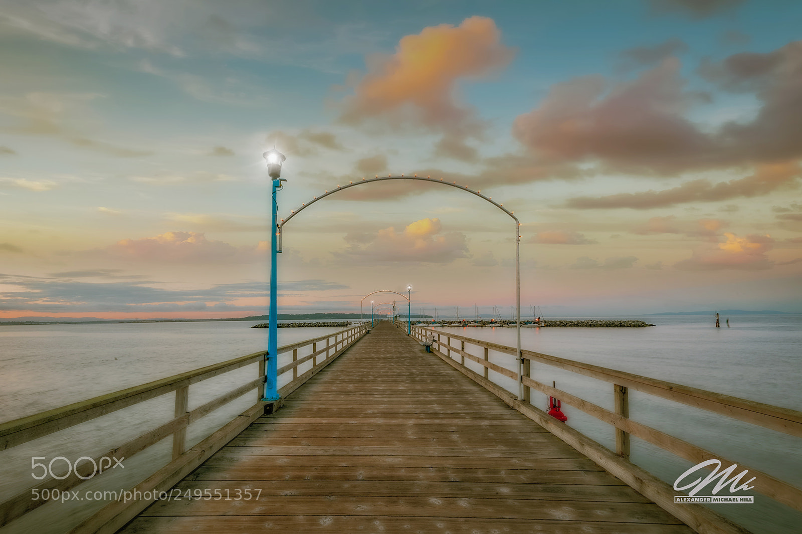 Nikon D3 sample photo. Pier perspective photography