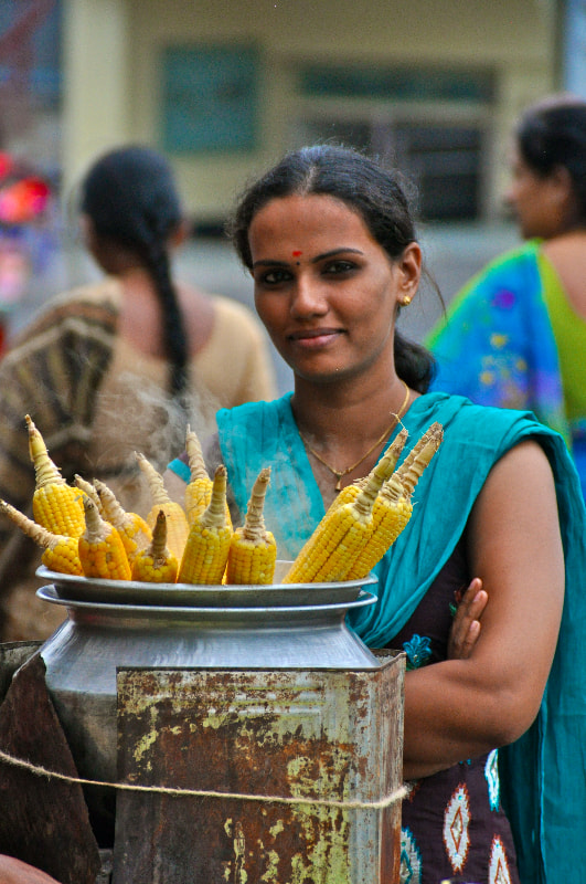 Nikon D5000 sample photo. Corn merchant photography
