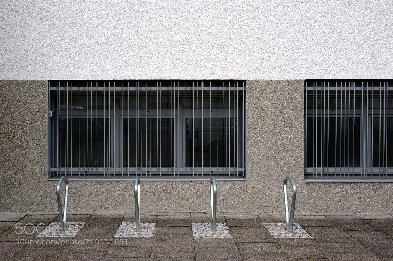 Sony a7 II sample photo. Modern bike racks photography