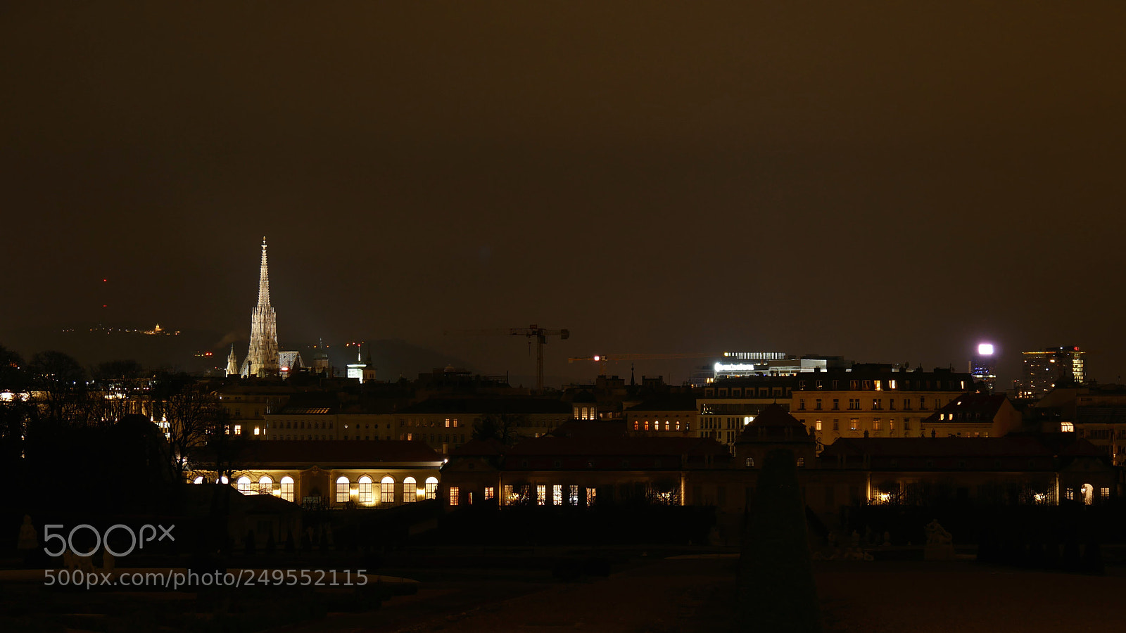 Panasonic DMC-G81 sample photo. Vienna central at night photography