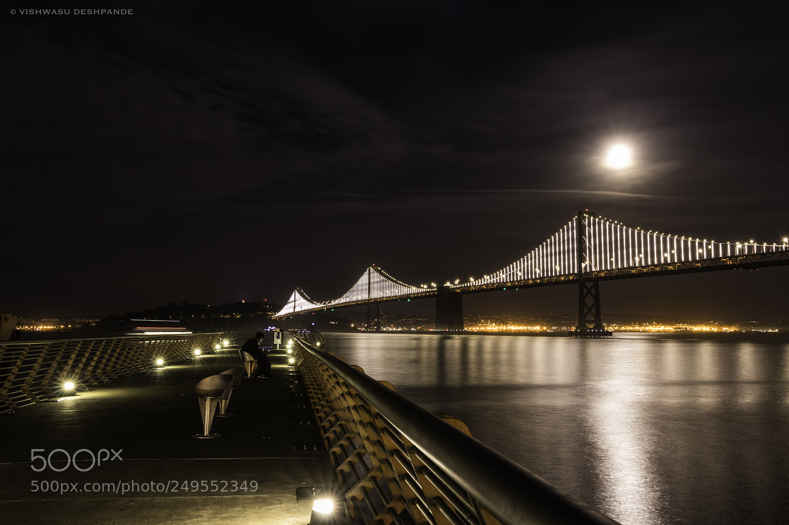 Canon EOS 80D sample photo. Pier & bridge lines photography