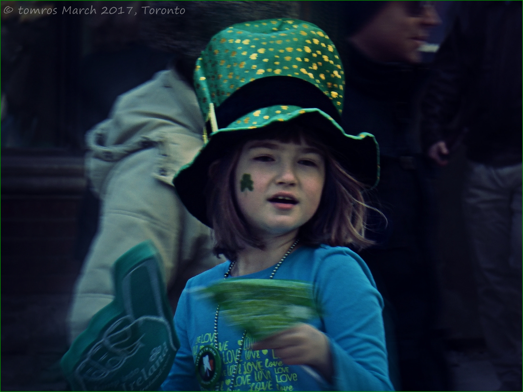 Panasonic Lumix DMC-ZS25 (Lumix DMC-TZ35) sample photo. St patrick day in toronto. a delight for the young and old. photography