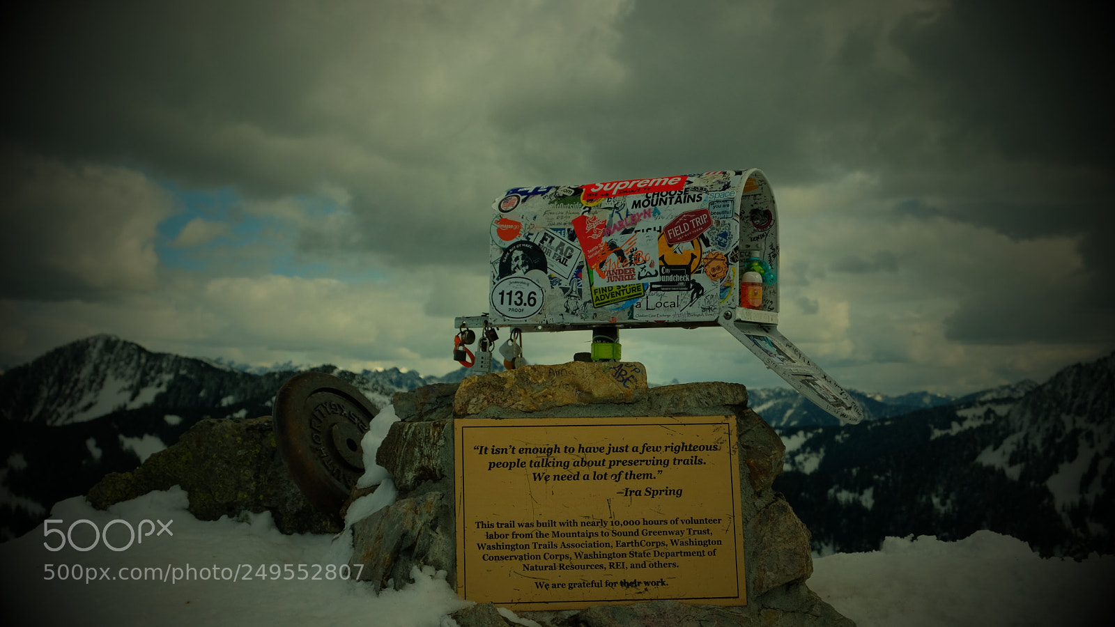 Fujifilm X-T20 sample photo. Mailbox peak photography