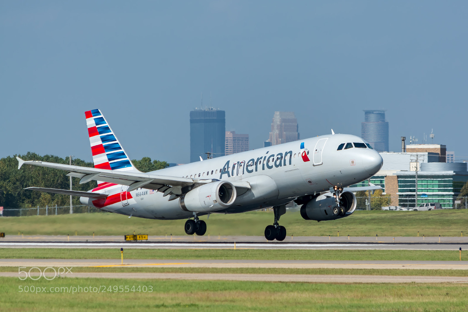 Nikon D7100 sample photo. American airlines airbus a320-232 photography