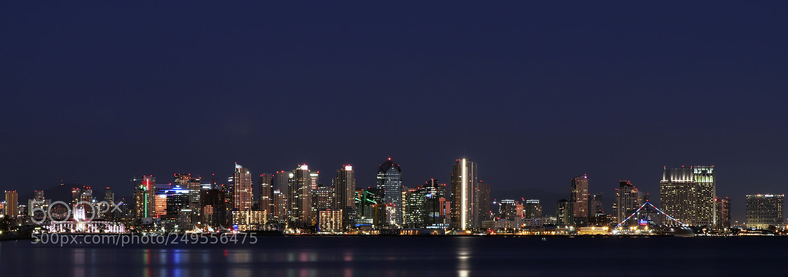 Canon EOS 6D Mark II sample photo. Downtown san diego late photography