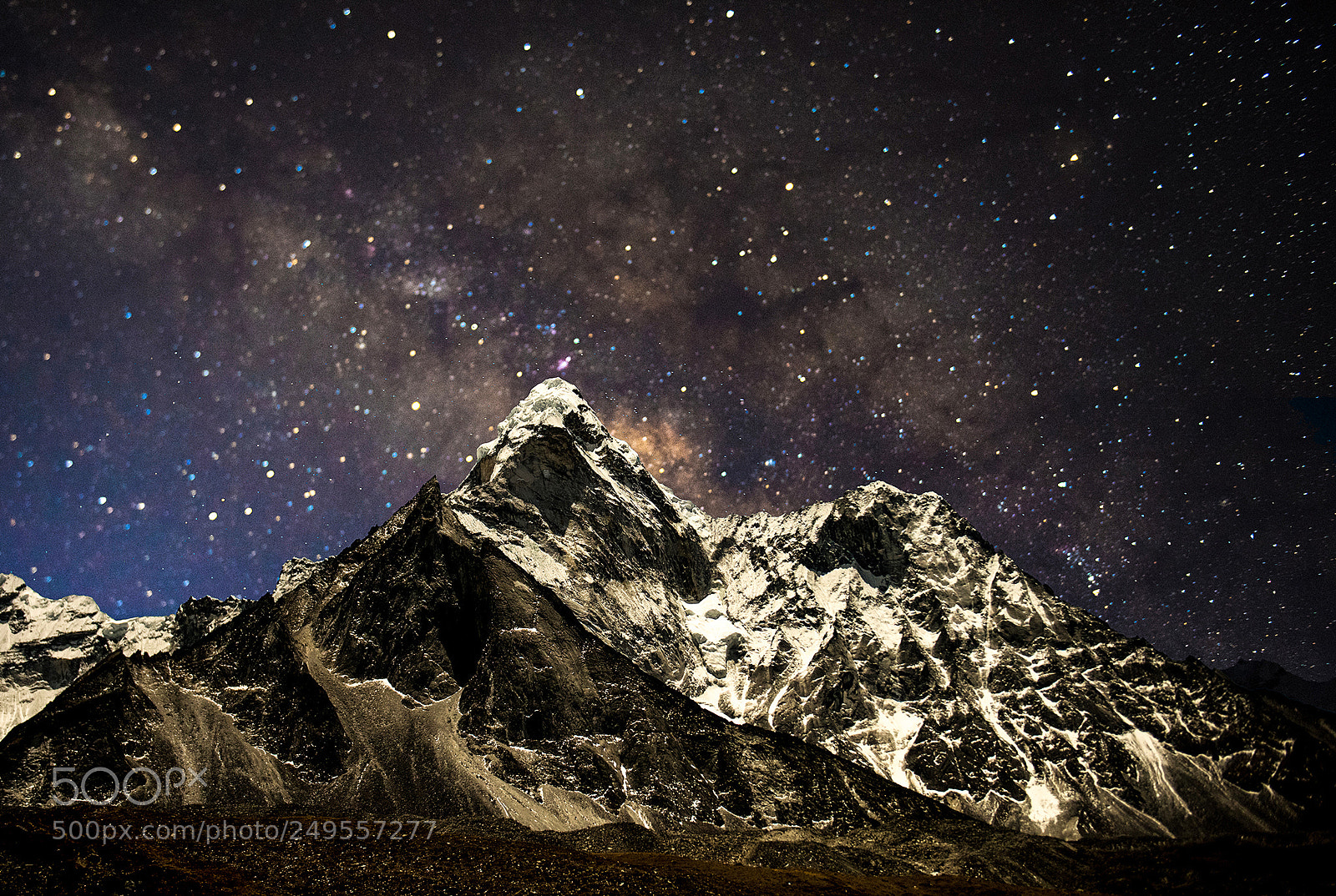 Nikon D810 sample photo. Ama dablam photography