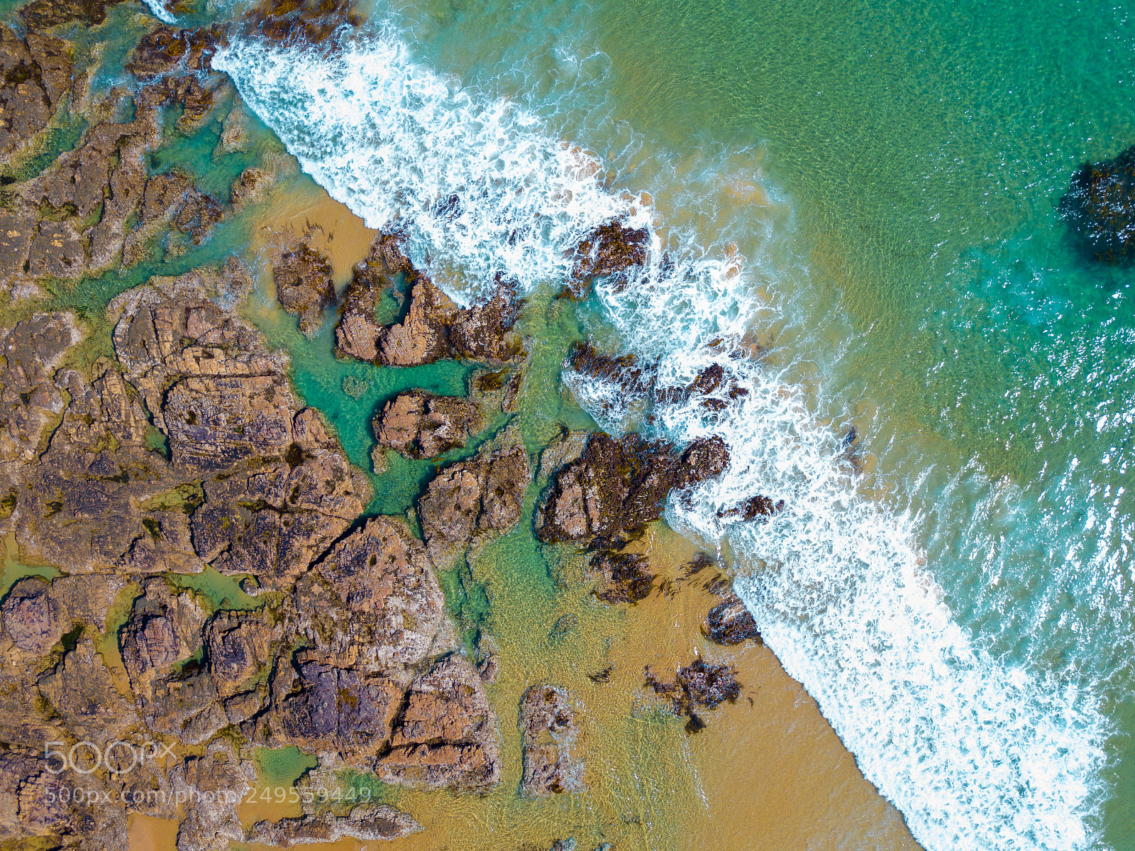 DJI FC220 sample photo. Coastal bliss photography