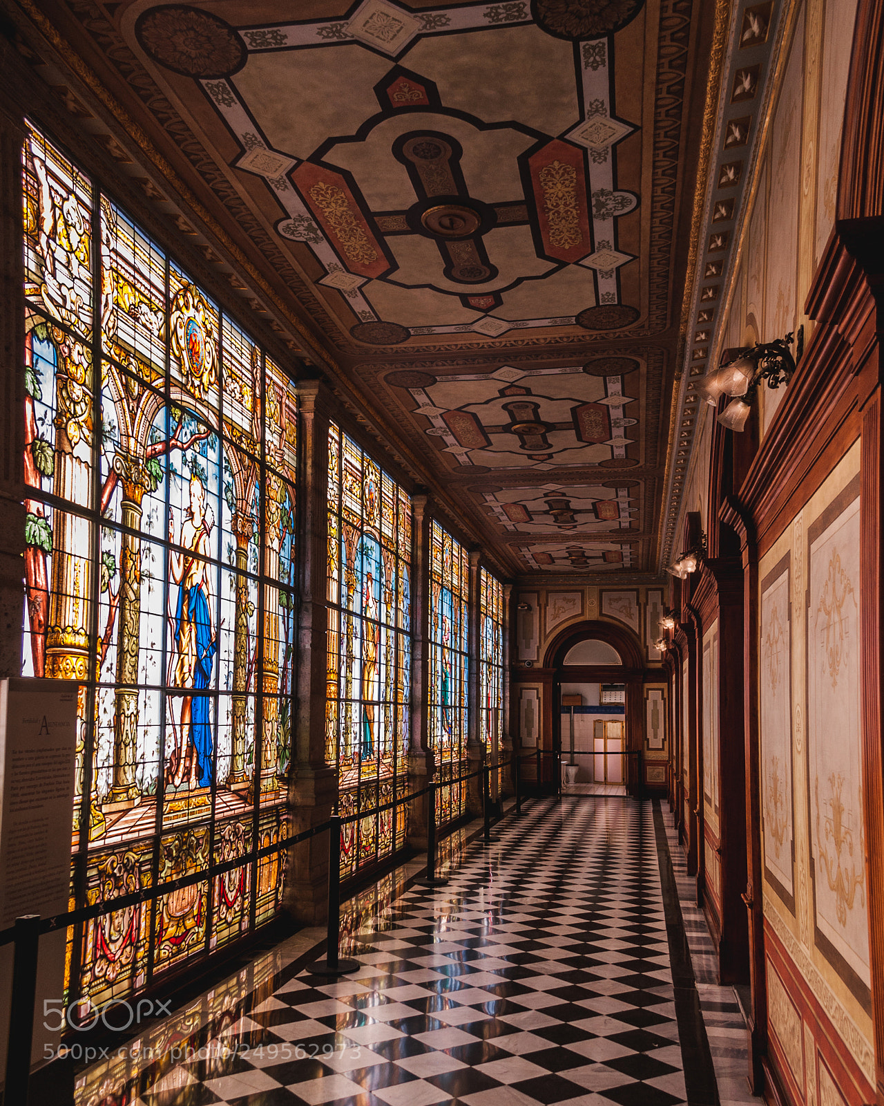 Nikon D3000 sample photo. Castle aisle photography