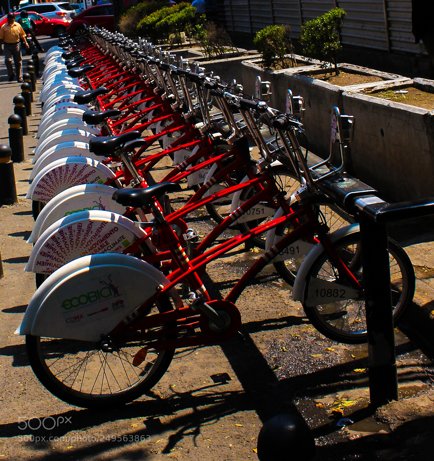 Canon EOS 1200D (EOS Rebel T5 / EOS Kiss X70 / EOS Hi) sample photo. Repeated bikes photography