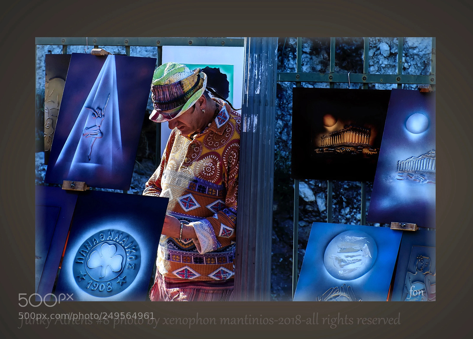 Fujifilm X-E1 sample photo. Funky athens photography