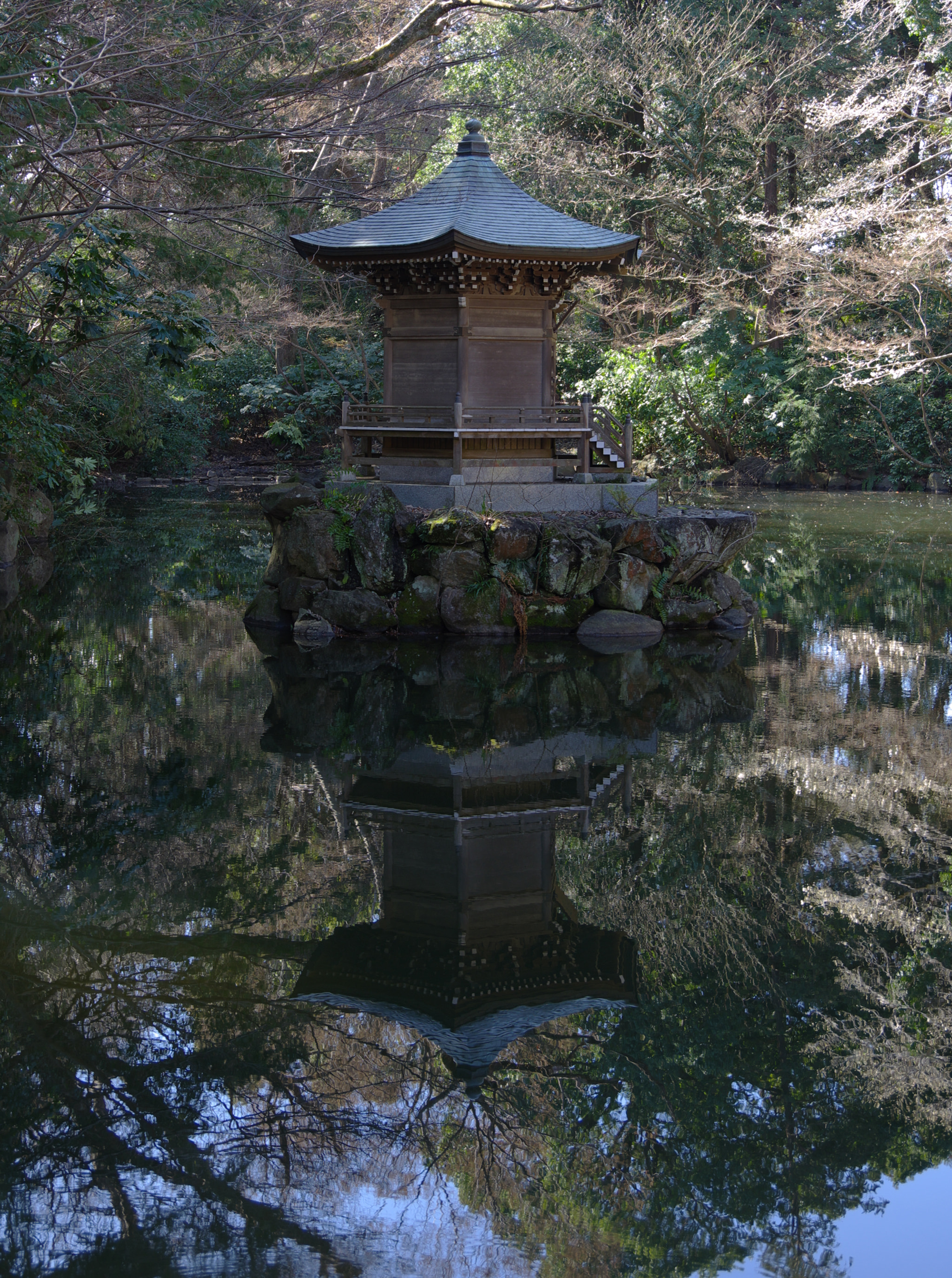 Pentax K-70 sample photo. Reflected rokkakudo photography