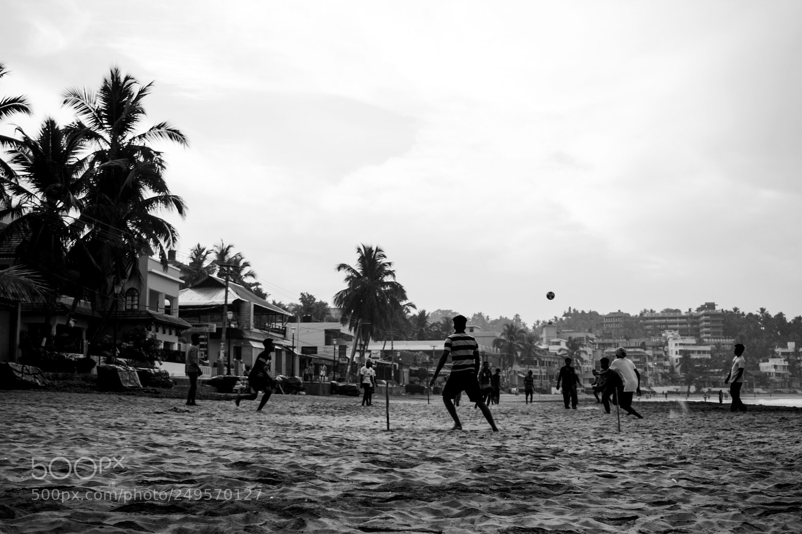 Nikon D5200 sample photo. Beach football photography
