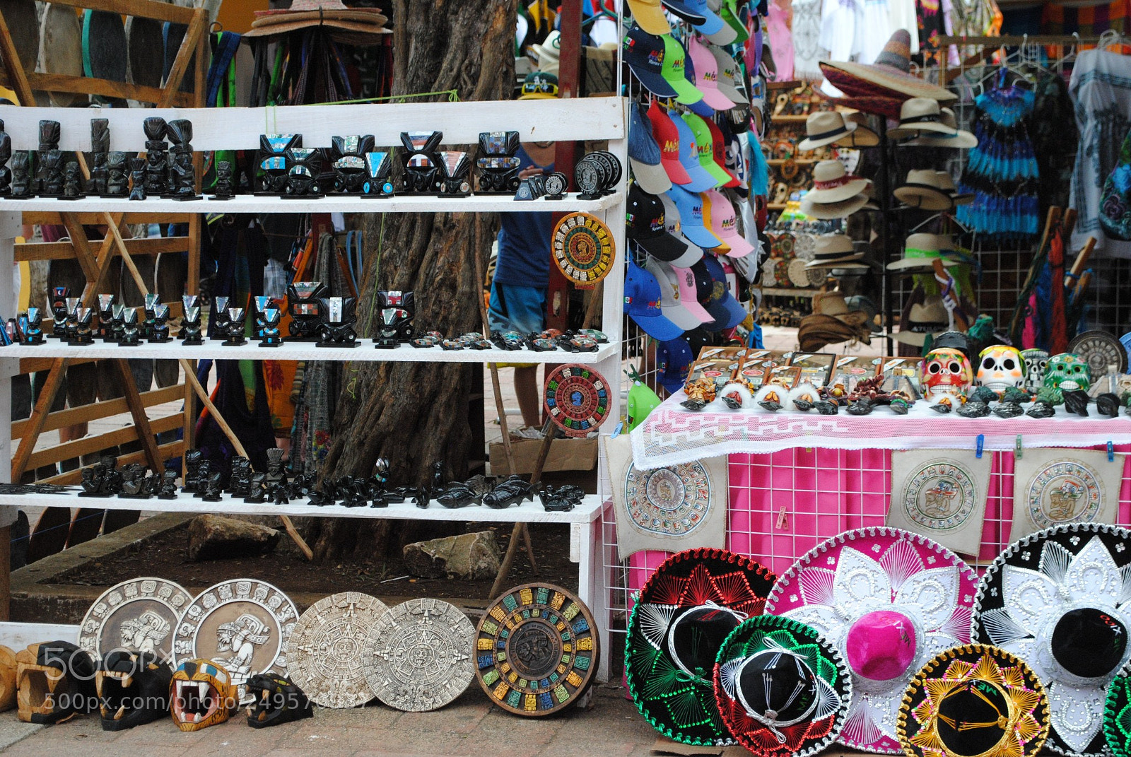 Nikon D3000 sample photo. Mexican souvenirs at chich photography