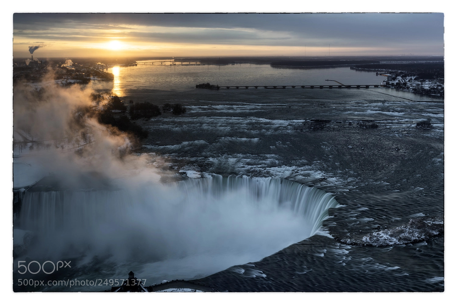 Nikon D810 sample photo. Niagara sunrise photography