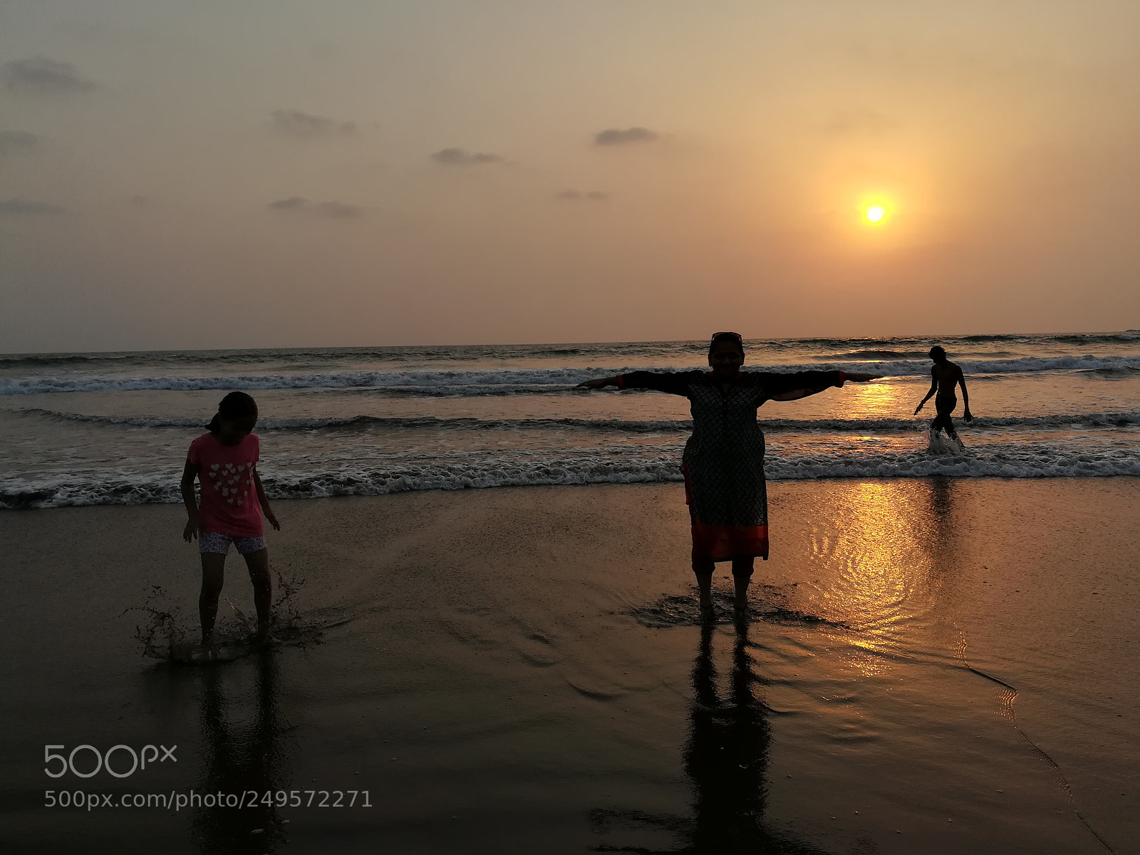 HUAWEI honor 6x sample photo. Sunset beach photography