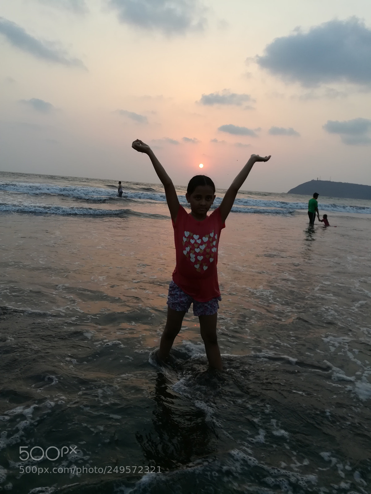 HUAWEI honor 6x sample photo. Sunset beach photography