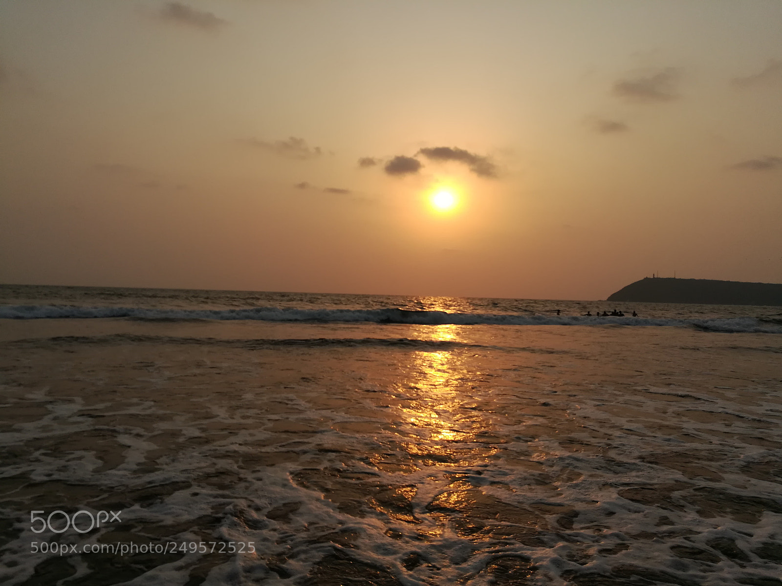 HUAWEI honor 6x sample photo. Sunset beach photography