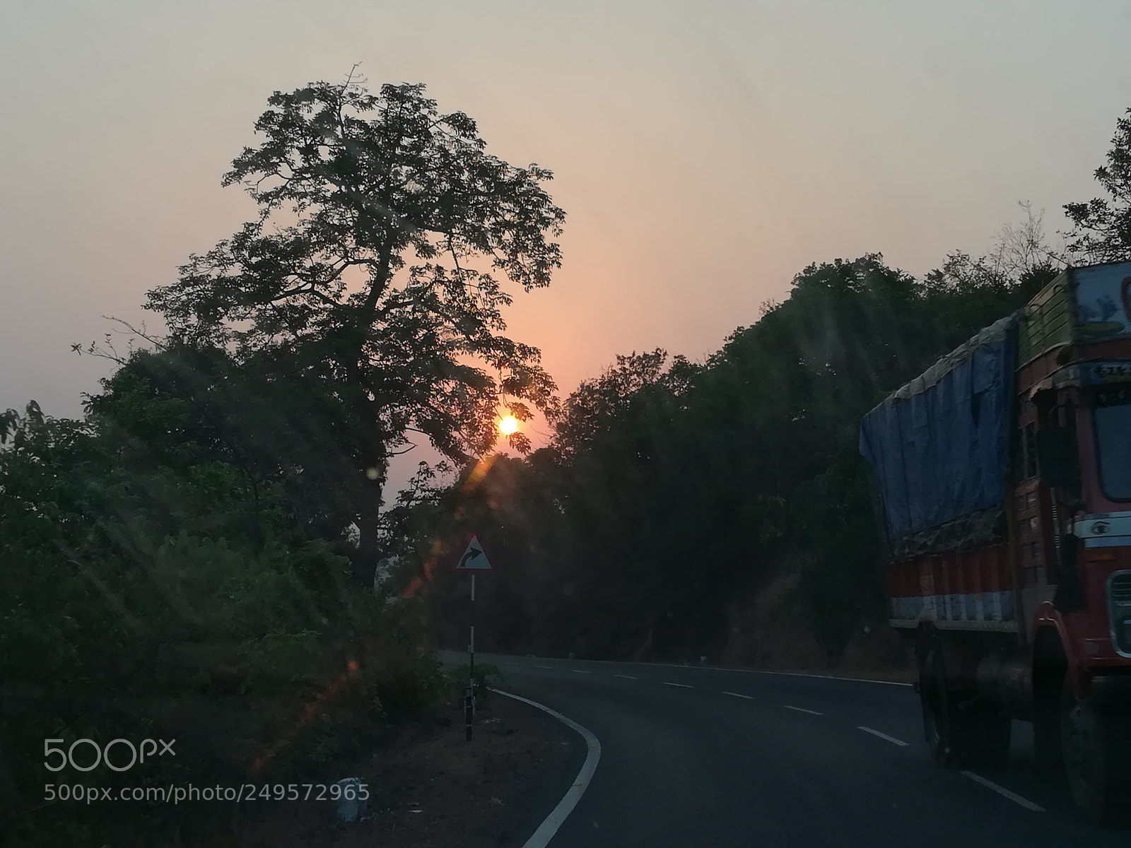HUAWEI honor 6x sample photo. Sunset in amba ghat photography