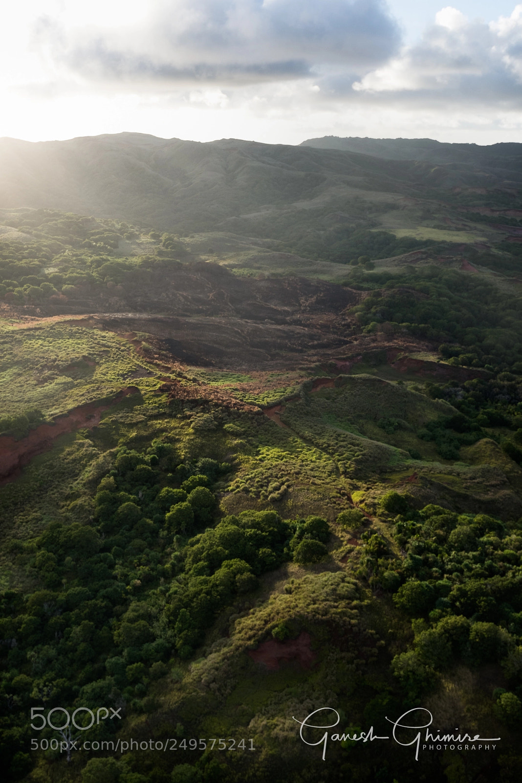 Nikon D810 sample photo. Ridge line of guam photography