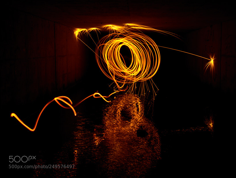 Nikon D800 sample photo. Burning circles photography