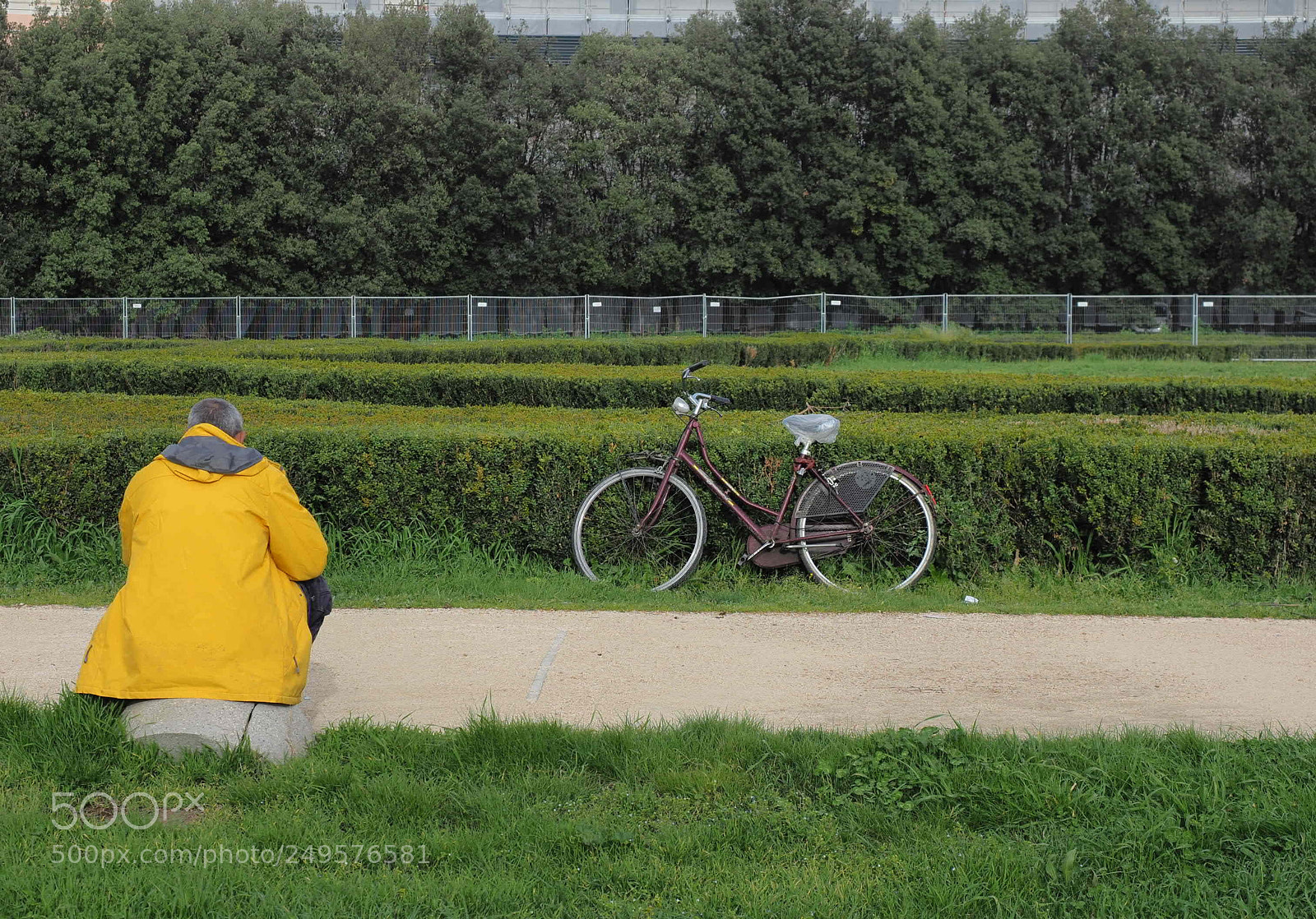 Olympus OM-D E-M1 Mark II sample photo. Man e bicycle.... photography