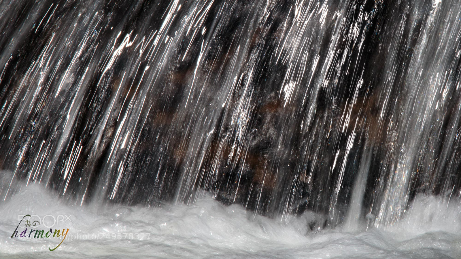 Canon EOS 70D sample photo. Small fall over rock photography