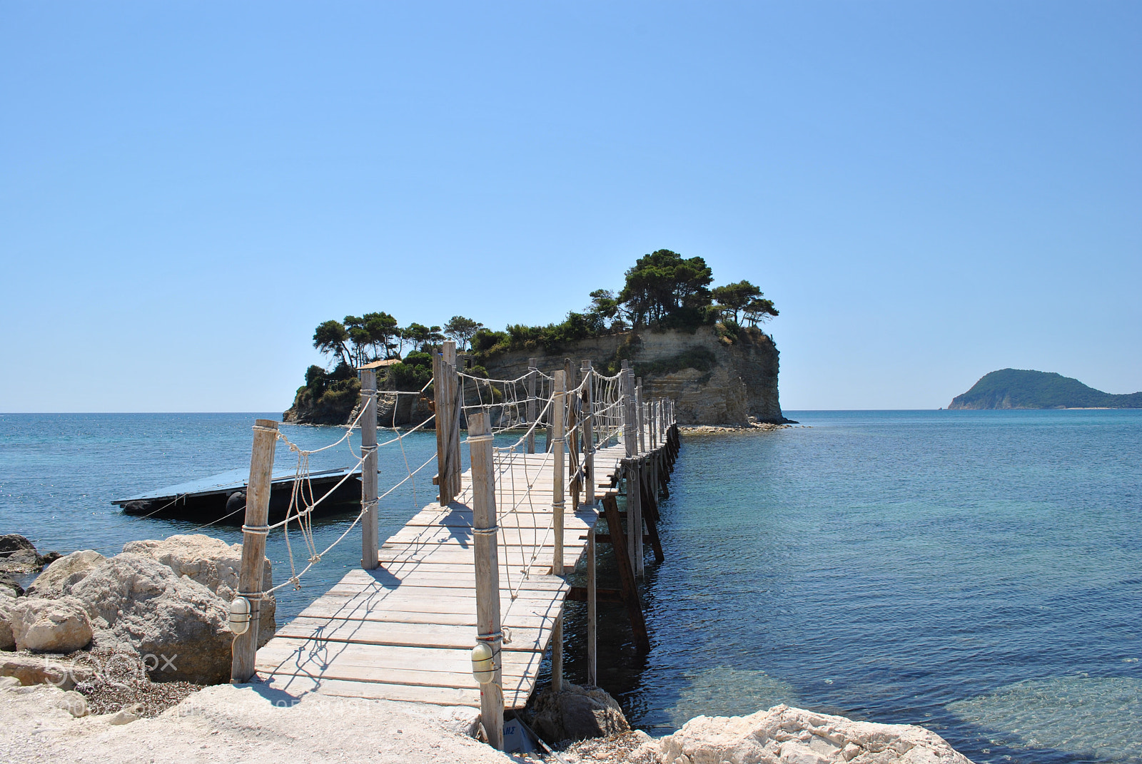 Nikon D3000 sample photo. Bridge in zakinthos photography