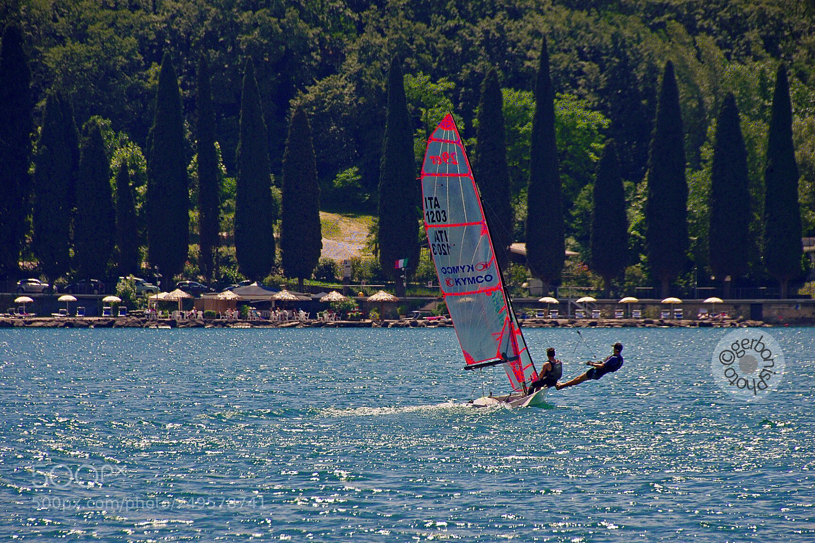 Pentax K-5 sample photo. A sailing catamaran dragged photography