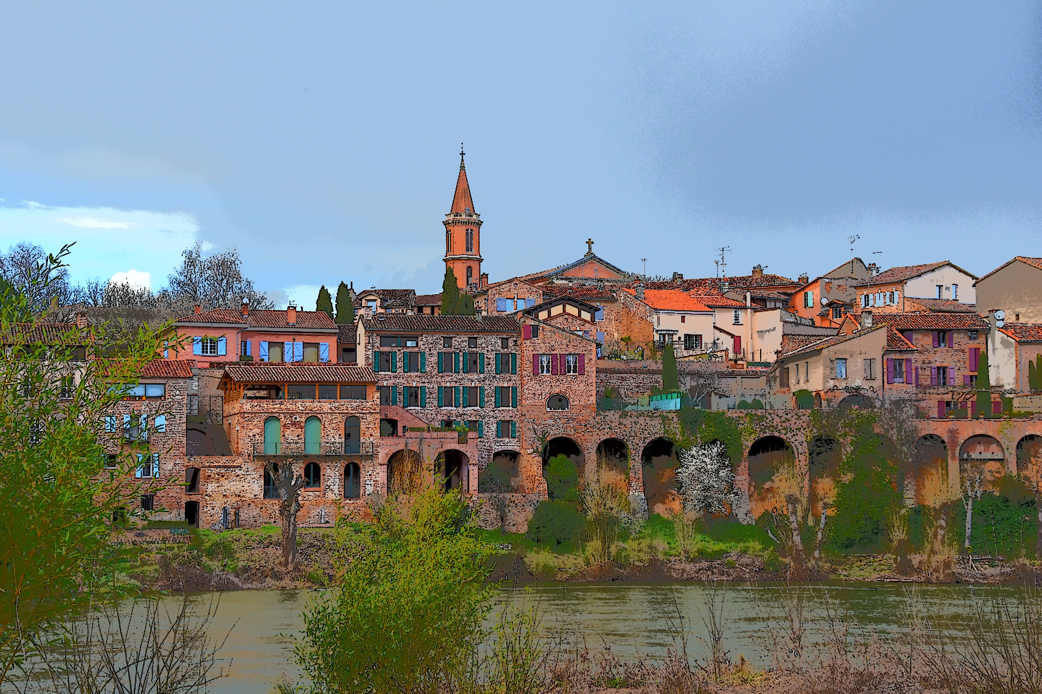 Nikon D5600 sample photo. Albi a charrming city on the tarn river photography