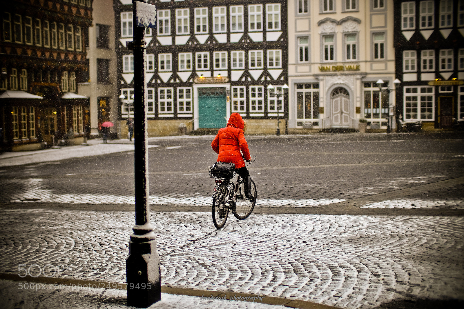 Fujifilm X-E2 sample photo. Red biker photography