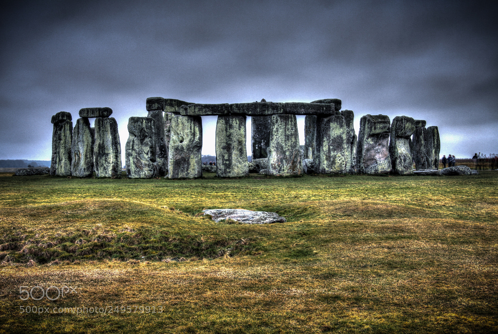 Canon EOS 40D sample photo. Stonehenge under a dramatic photography